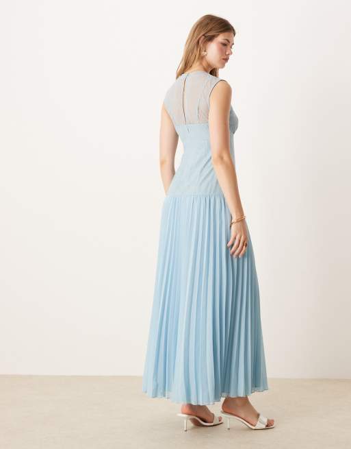 strapless open back dress Black Knit Contrast Pleated Skirt Maternity Midi Dress – PinkBlush main image 0