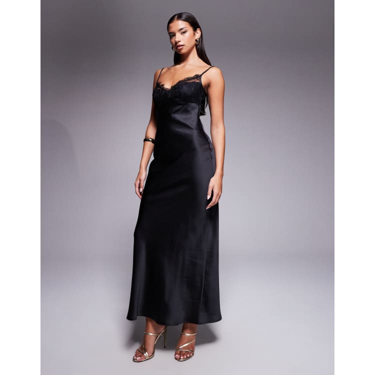 knee length dresses for ladies Inhibitions Lace Bust Midi Dress Melon