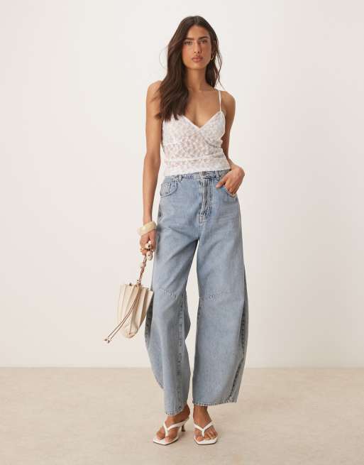 ASOS DESIGN lace cami top in white, 2 of 4