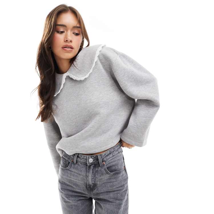 Collar in Light Grey Marle