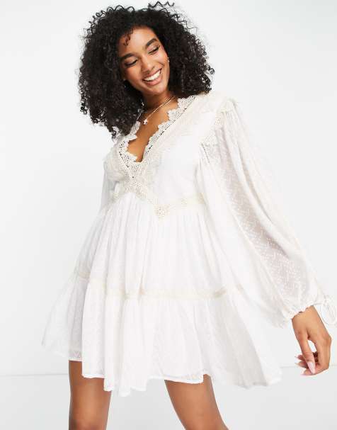 White lace hotsell going out dress