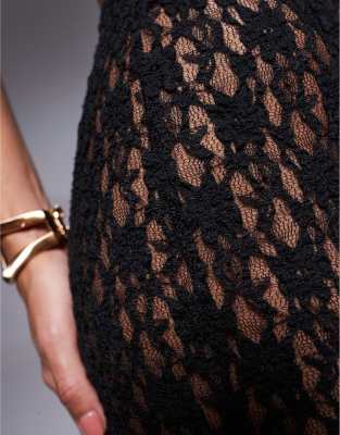 Asos Design Lace Fitted Shorts