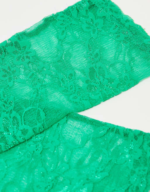 Green lace deals gloves