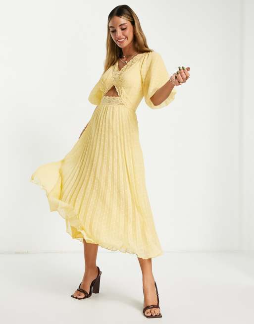 Asos hotsell lemon dress