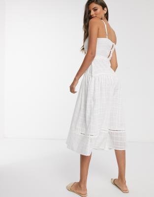 asos white sundress