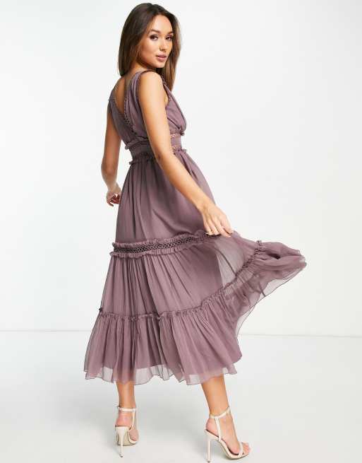 Asos 2025 mauve dress