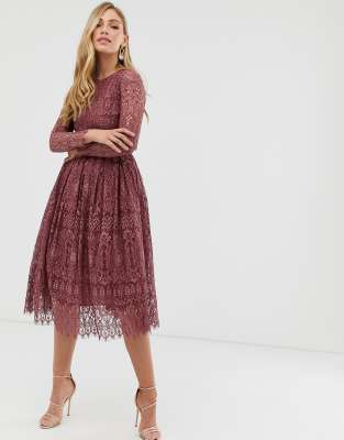 asos long sleeve evening dresses