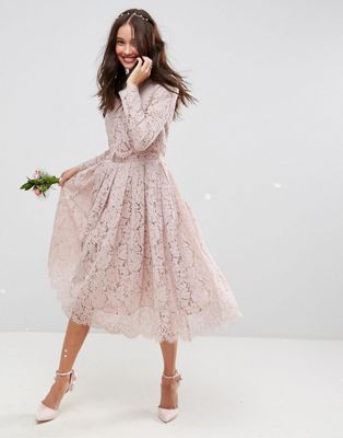 asos long dresses with sleeves