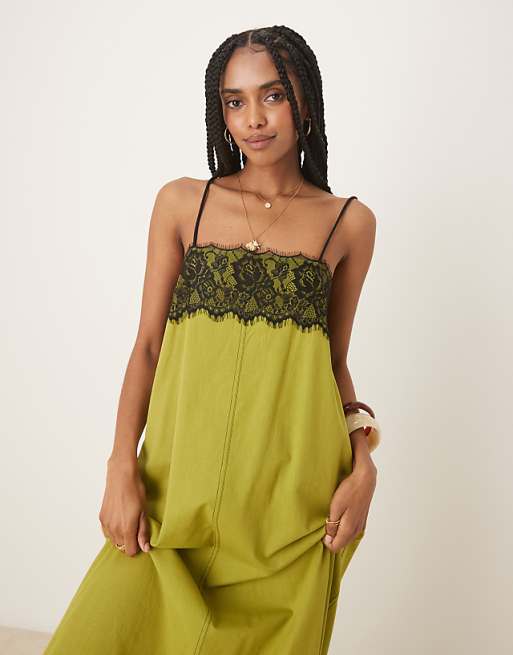 Burgundy Lace Overlay Cami Dress Burgundy Lace Overlay Cami Dress