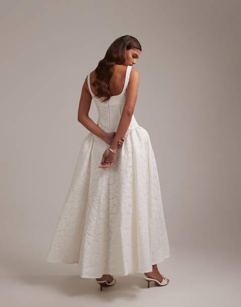 petal and pup white lace dress Constance Lace Maxi Dress main image 1