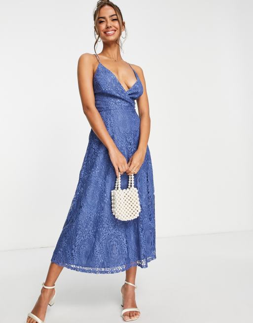 Asos blue prom on sale dress