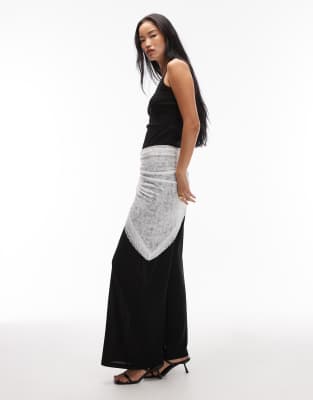 Asos Design Lace Scarf In White