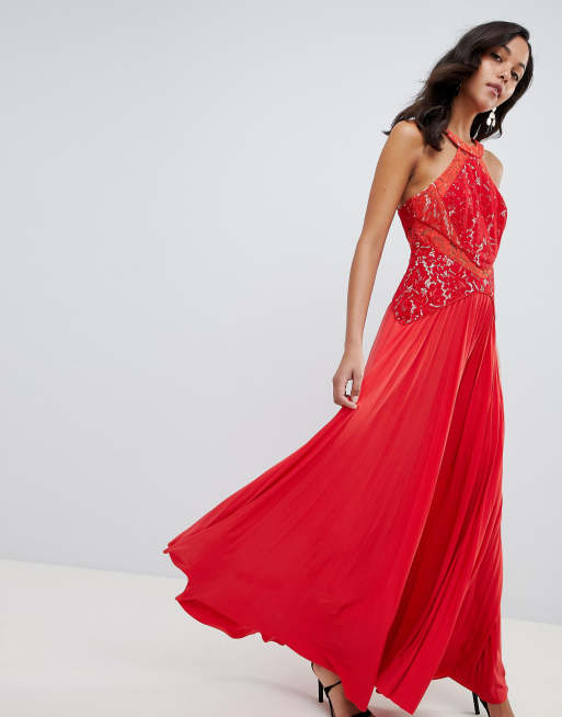 lace top maxi