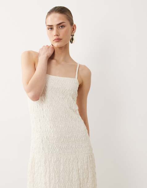 White Midi Dresses for Women| Cream & Ivory Midi Dresses | ASOS