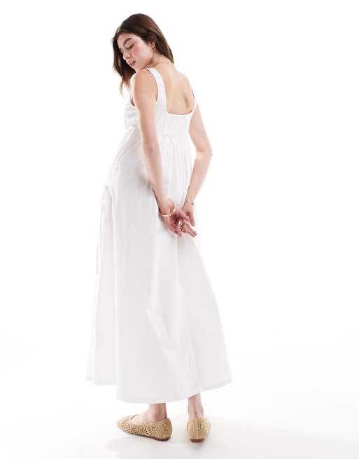 Asos white sundress online