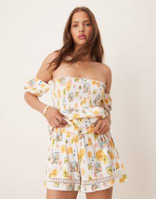 Asos Design Lace Trim Shorts