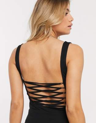 asos black bodysuit