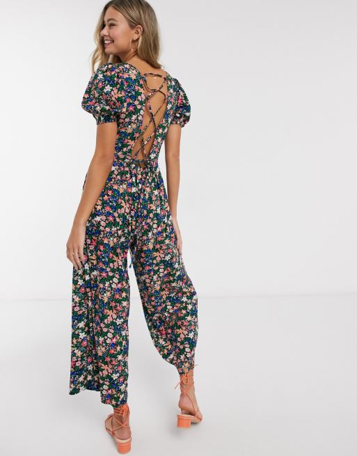 Ditsy jumpsuit store