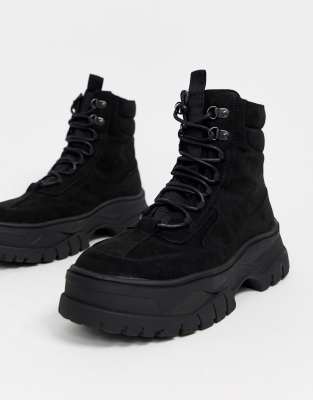 asos design chunky boots