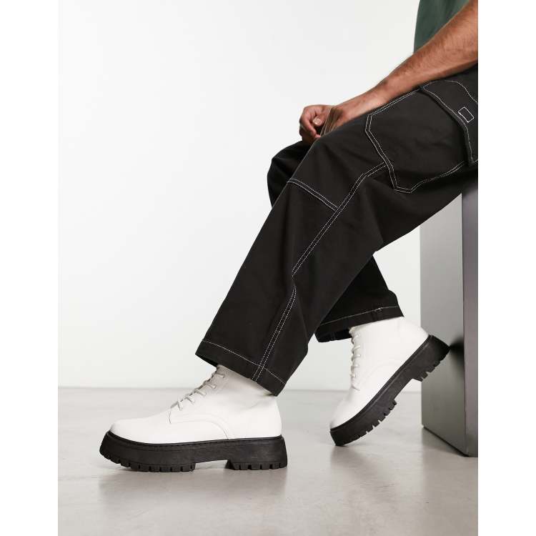 Asos white clearance boots