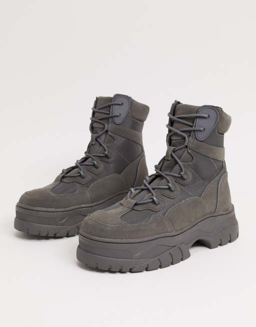 Asos hot sale military boots