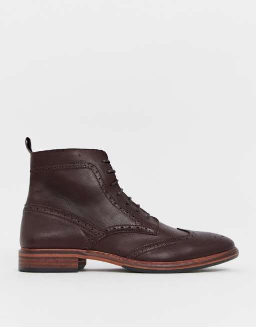 Asos on sale brogue boots