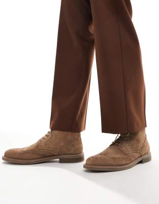 Brogue desert boots best sale