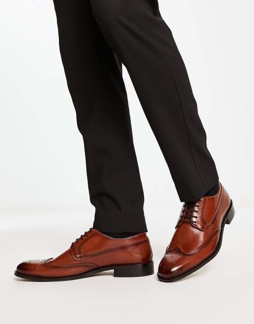 Asos hot sale tan brogues