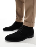 [ASOS DESIGN] ASOS DESIGN lace up chukka boots in black 42 BLACK