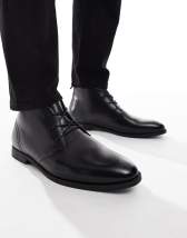 SEQWL round toe chelsea boots in faux suede black
