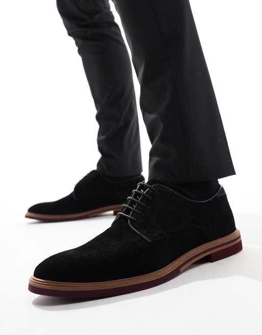 Asos black suede shoes deals