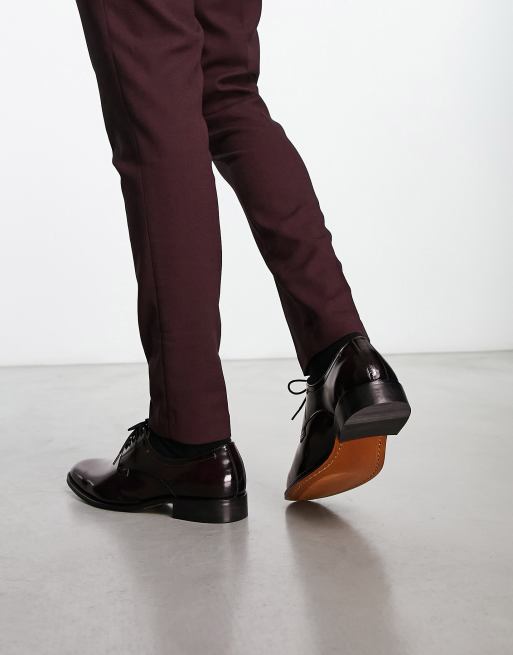 Mens oxblood derby on sale shoes