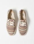 [ASOS DESIGN] ASOS DESIGN lace up espadrilles in pattern canvas-Multi 43 Multi