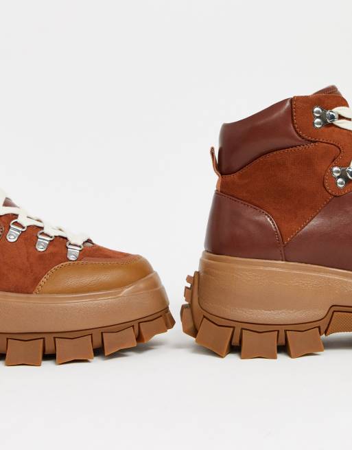 Chunky cleated hotsell hiker boots