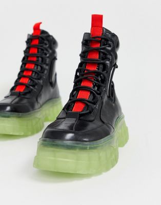 asos green boots