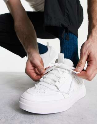 asos white leather sneakers
