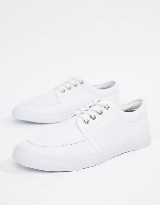 Asos hot sale white plimsolls