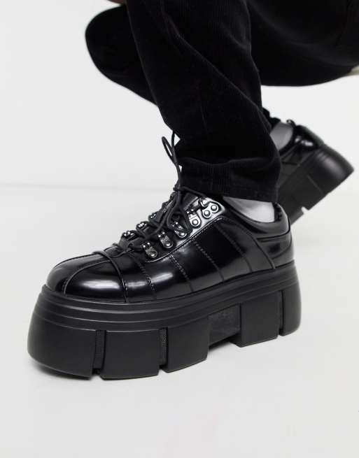 asos black platform