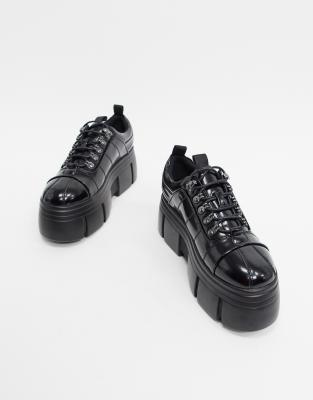 lace platform shoes