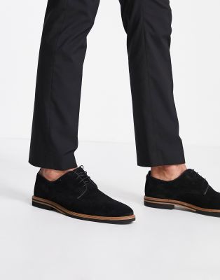 asos black suede shoes