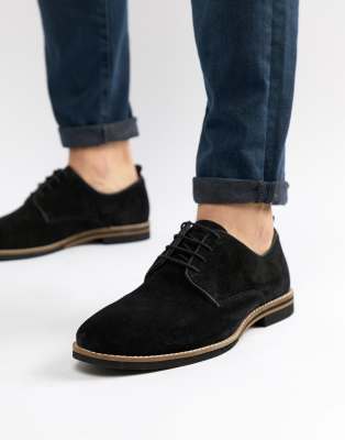 asos black suede shoes