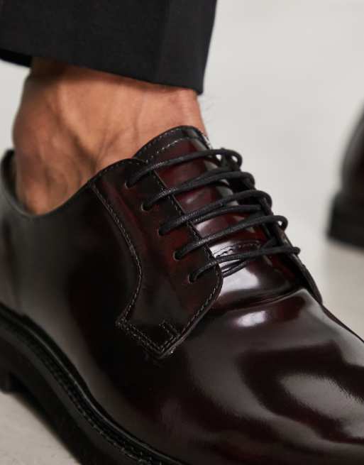 Asos store burgundy shoes