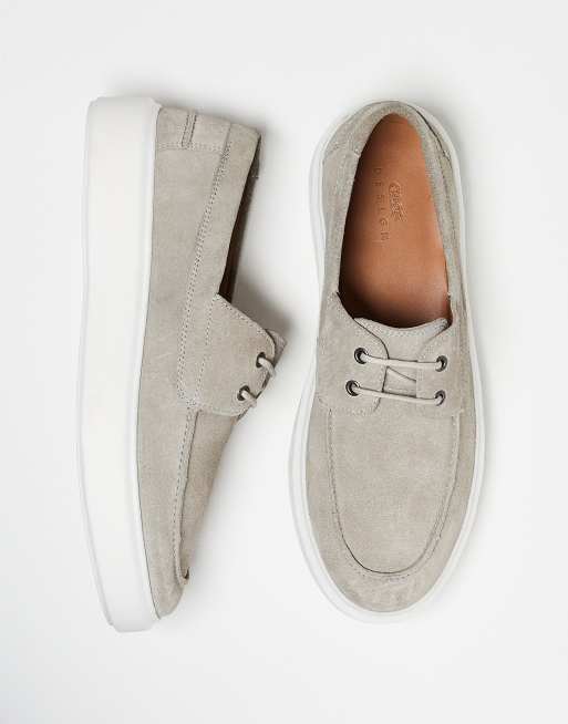 ASOS DESIGN lace up shoes in grey suede, 2 of 4