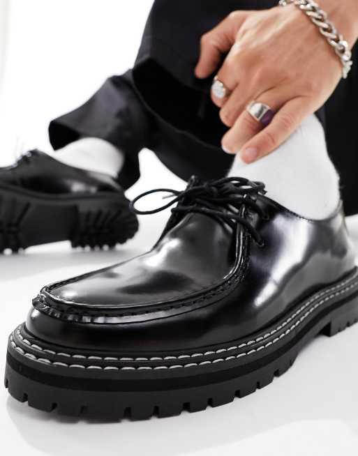 Asos patent cheap leather shoes