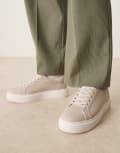 [ASOS DESIGN] ASOS DESIGN lace up sneakers in grey 42 Light grey