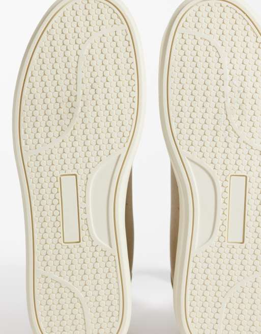 ASOS DESIGN lace up sneakers in stone, 3 of 5