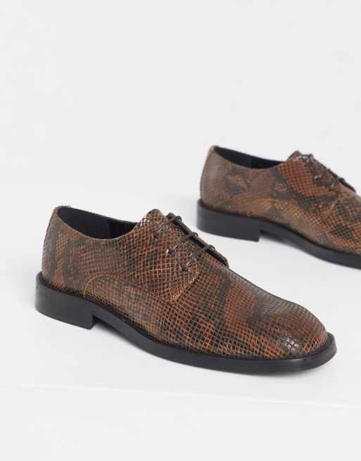 Asos snake print on sale shoes