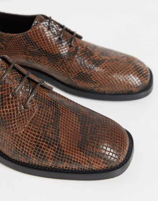 Snake print hot sale mens shoes