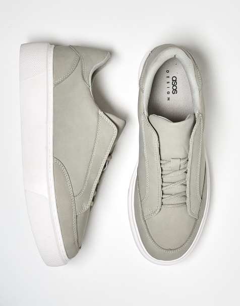 ASOS DESIGN lace up trainers concealed lace - view 1