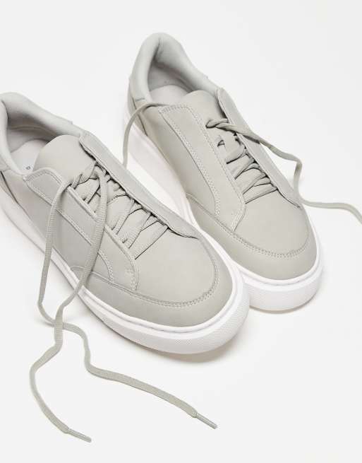 ASOS DESIGN lace up trainers concealed lace ASOS